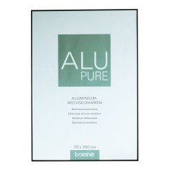Découvrez les cadres avec verre en aluminium Boesner, finition noir mat, disponibles en différents formats. Parfait pour mettre 