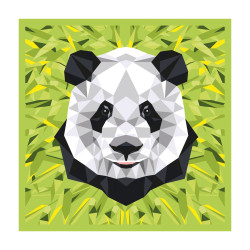 Découvrez le kit de peinture au numéro « Panda » de la marque Enjoy Art, un coffret complet comprenant une toile pré-dessinée 30