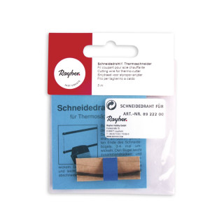Découvrez le fil coupant pour couteau thermique Rayher pour la découpe au fil chaud. Très pratique pour toutes sortes de projets