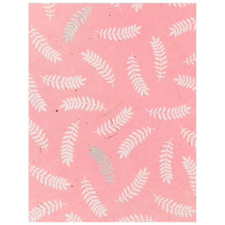 Découvrez le lot de 6 feuilles de papier népalais Lokta collection Hiver Enchanté de la marque Artemio, un papier créatif pour v