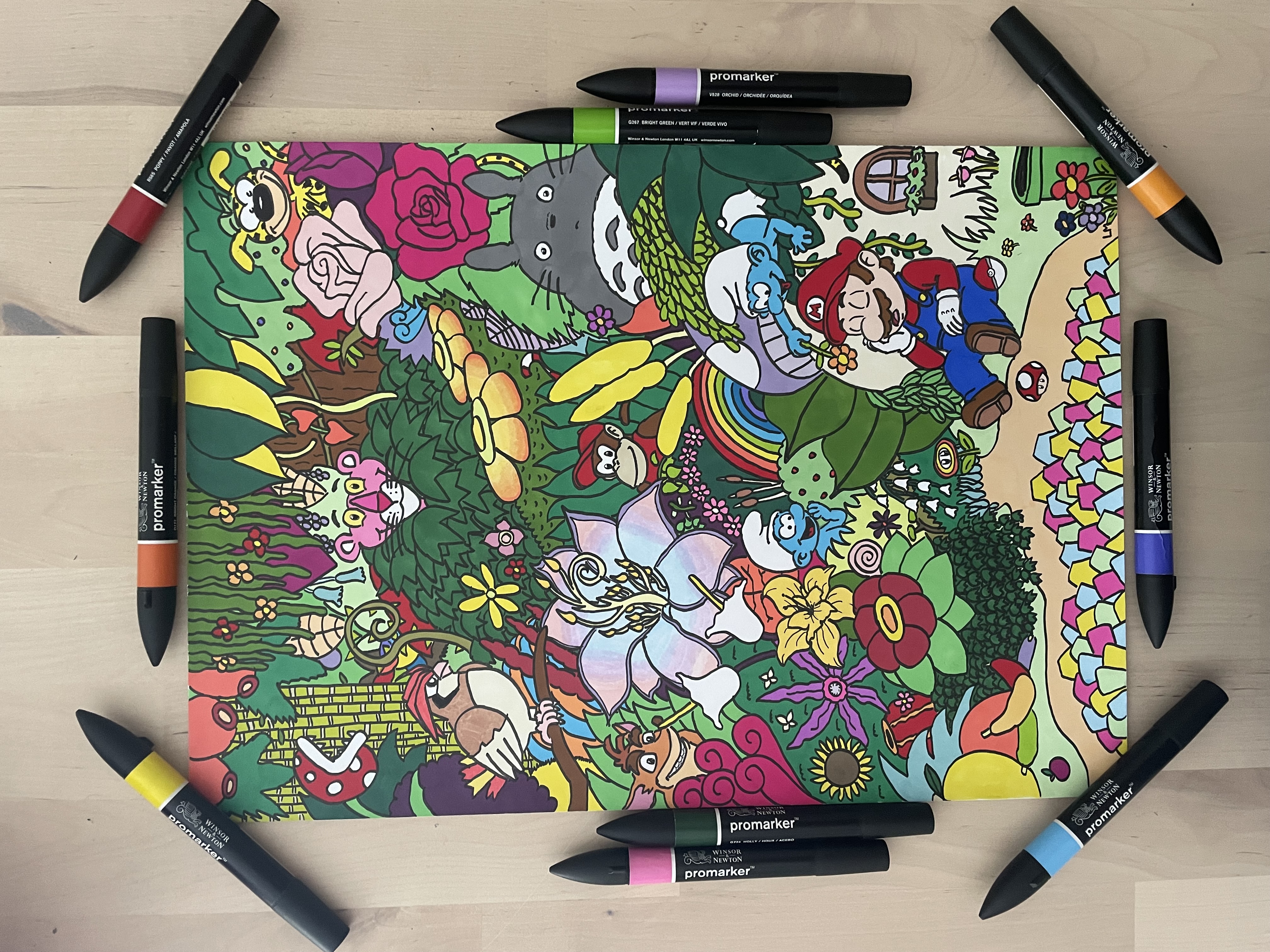 Illustration au feutre à alcool Promarker Illustration au feutre à alcool Promarker
